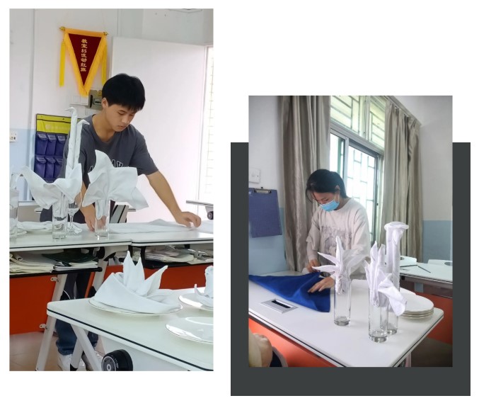 让餐桌充满诗意~携创餐巾折花竞赛来啦